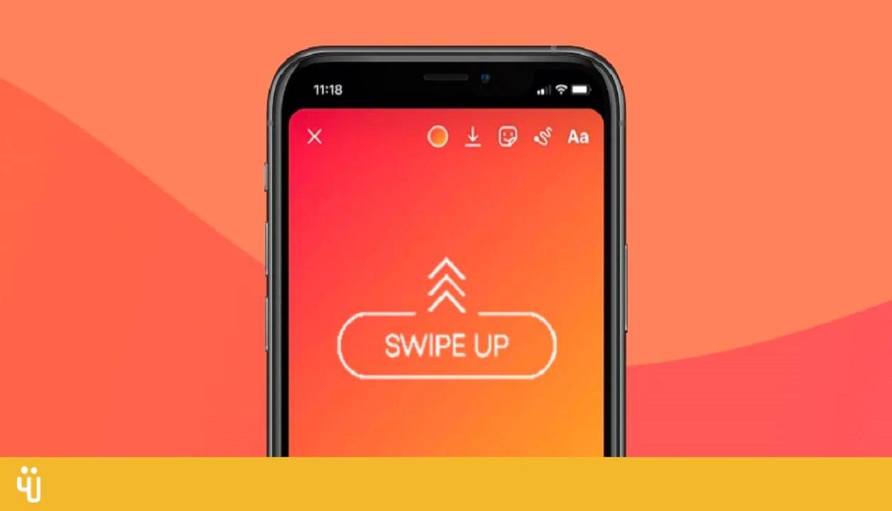 نحوه استفاده از قابلیت Swipe Up در استوری اینستاگرام