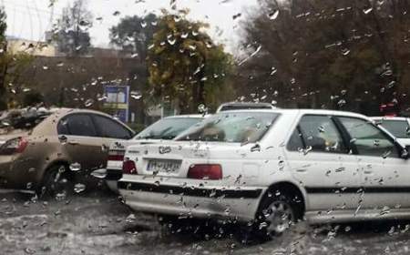 بارش باران و وزش باد در نقاط مختلف کشور