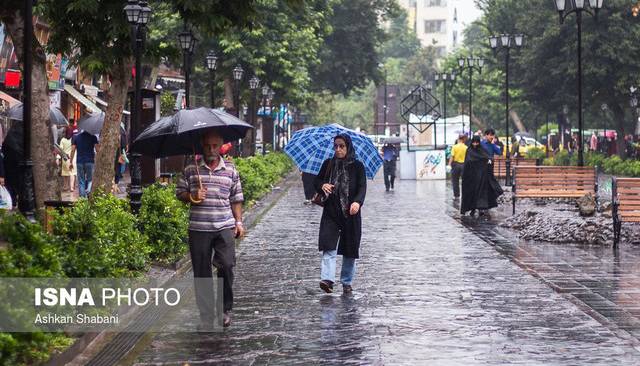 تداوم بارش‌ها در نقاط مختلف کشور