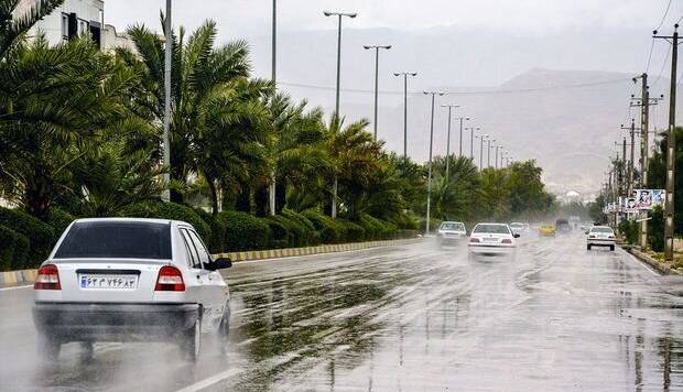 بارش باران در ۹ استان کشور