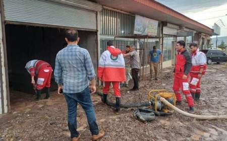 امدادرسانی هلال‌احمر به ۲۲۸ نفر در سیل اردبیل