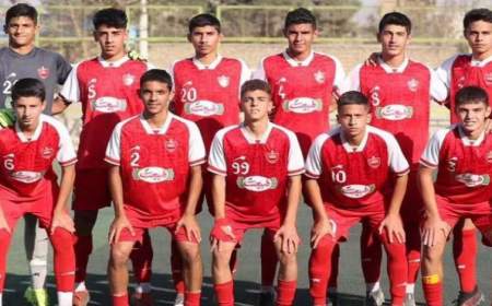 نونهالان پرسپولیس قهرمان نیم فصل شدند