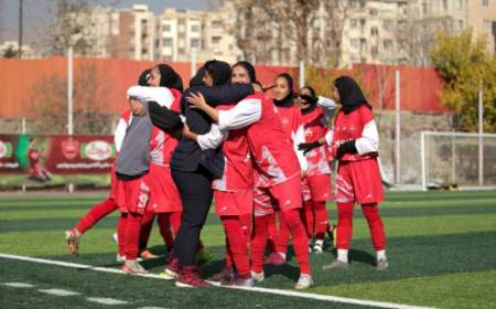 تفاضل گل مانع صدرنشینی پرسپولیس در فوتبال زنان!