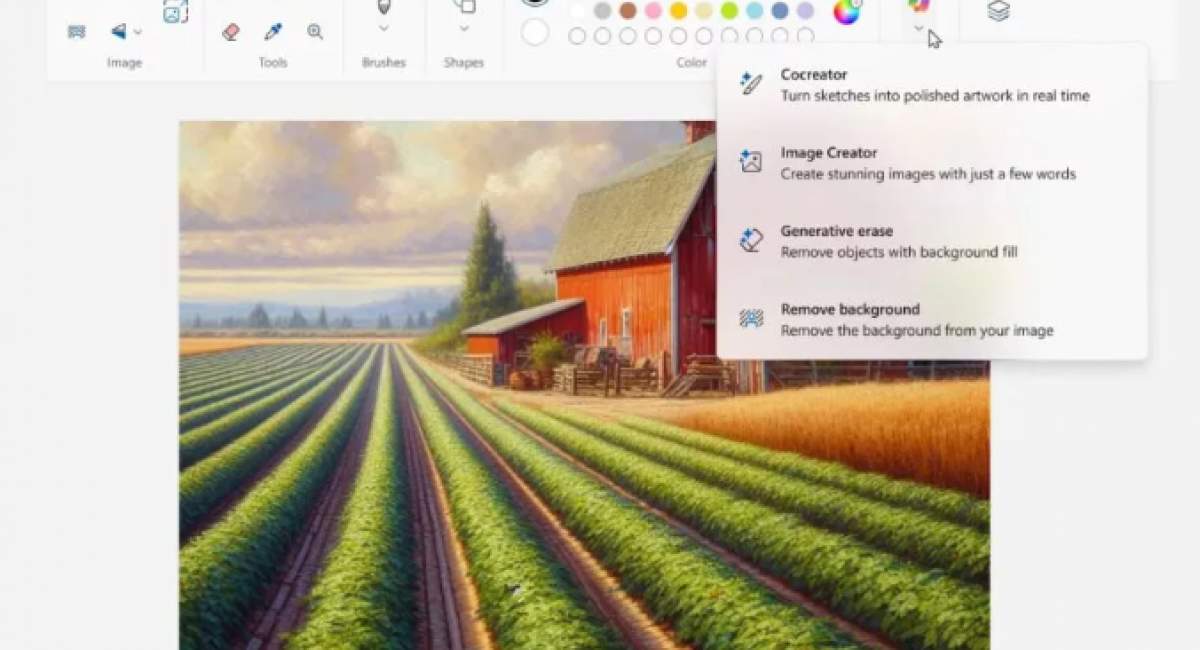نرم‌افزار Paint در ویندوز به دکمه Copilot مجهز می‌شود
