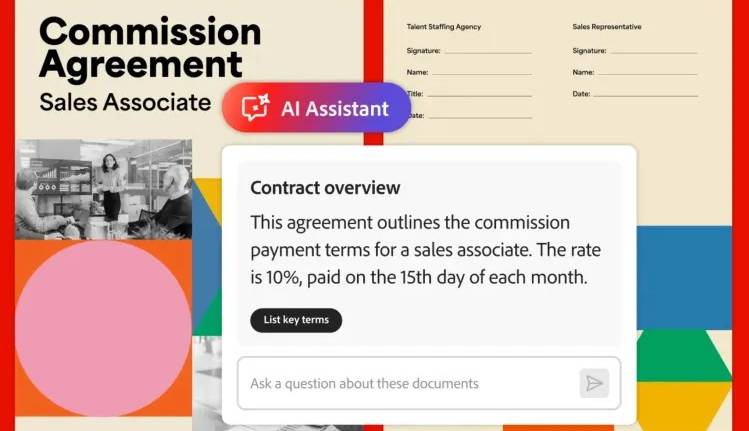 هوش مصنوعی Adobe Acrobat می‌تواند اصطلاحات قرارداد را رمزگشایی کند